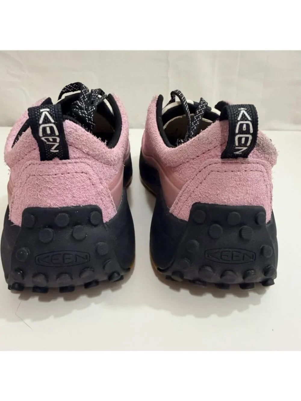 Keen Pink Suede Trail Sneakers